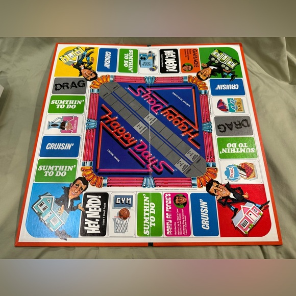 Vintage Happy Days Fonzie Board Game - Picture 4 of 4